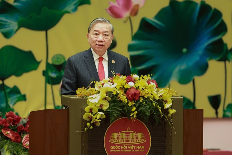 Tổng Bí thư Tô Lâm phát biểu tại Lễ kỷ niệm 80 năm Ngày Tổng tuyển cử đầu tiên bầu Quốc hội Việt Nam - Ảnh VGP