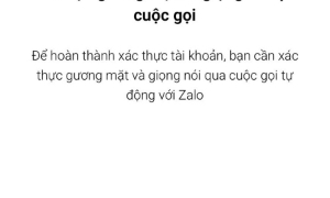 Zalo chuyển đổi định danh người dùng qua dữ liệu gương mặt, giọng nói