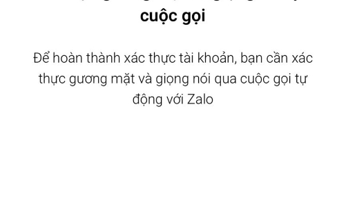 Zalo chuyển đổi định danh người dùng qua dữ liệu gương mặt, giọng nói