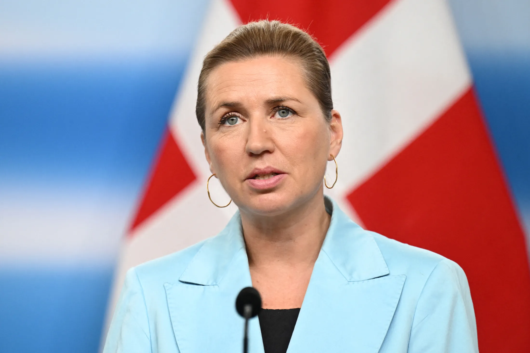 Thủ tướng Đan Mạch Mette Frederiksen - Ảnh: Bloomberg.