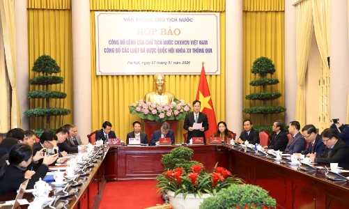 Công bố 12 luật, hoàn thiện khuôn khổ pháp lý trong giai đoạn mới