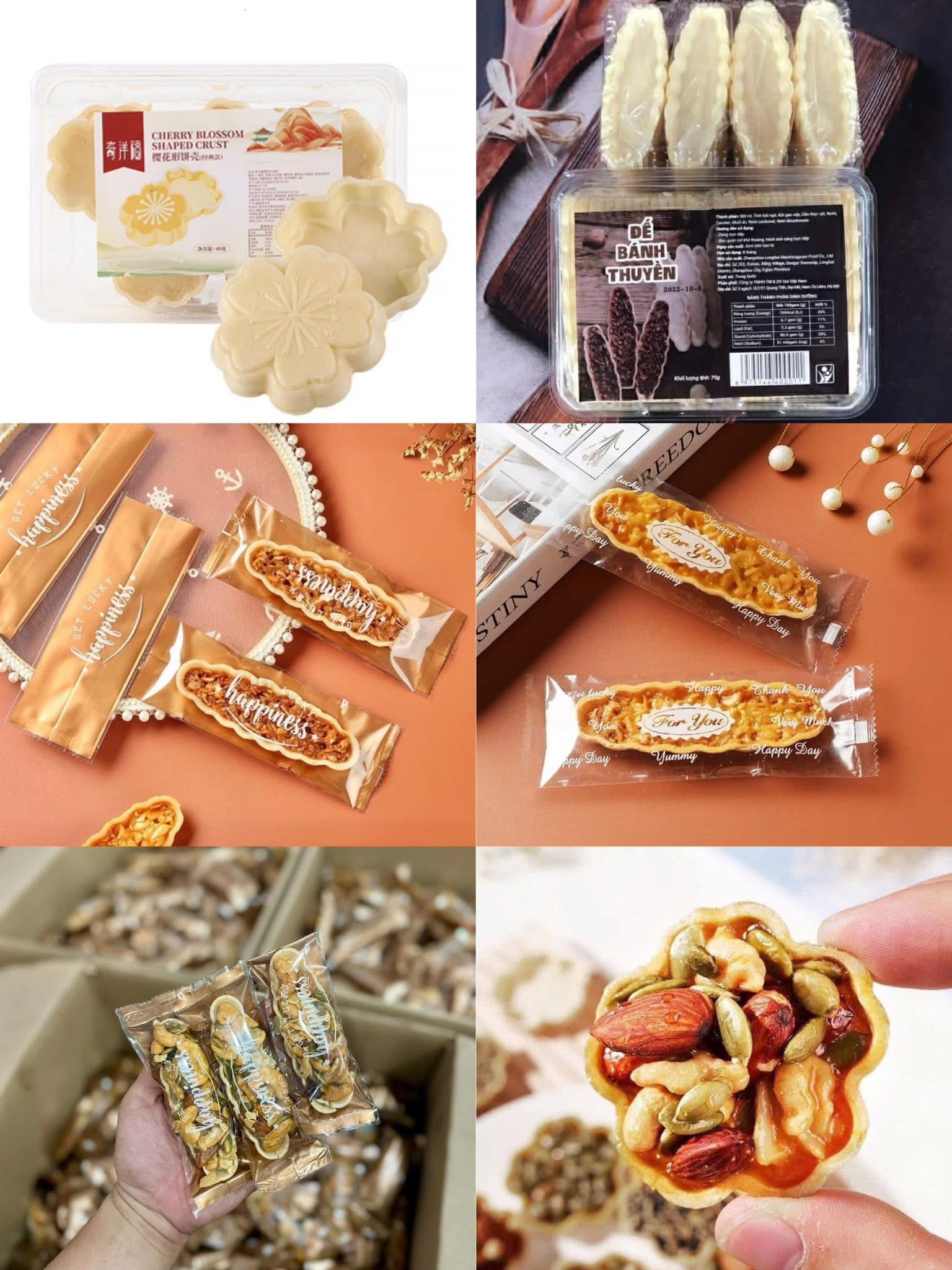 Các loại bánh kẹo bán theo kg phục vụ Tết đang được rao bán công khai trên “chợ mạng”.