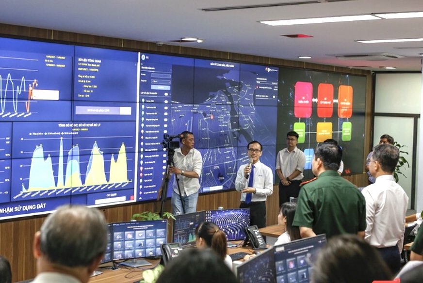 Trung tâm Giám sát và điều hành Thông minh (IOC) Đà Nẵng.