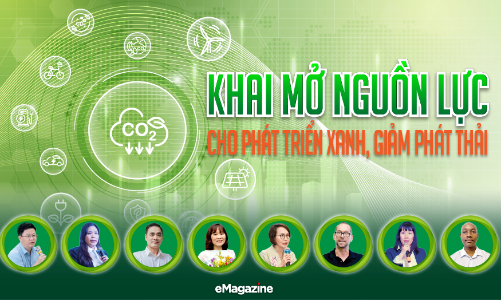 Khai mở nguồn lực cho phát triển xanh, giảm phát thải