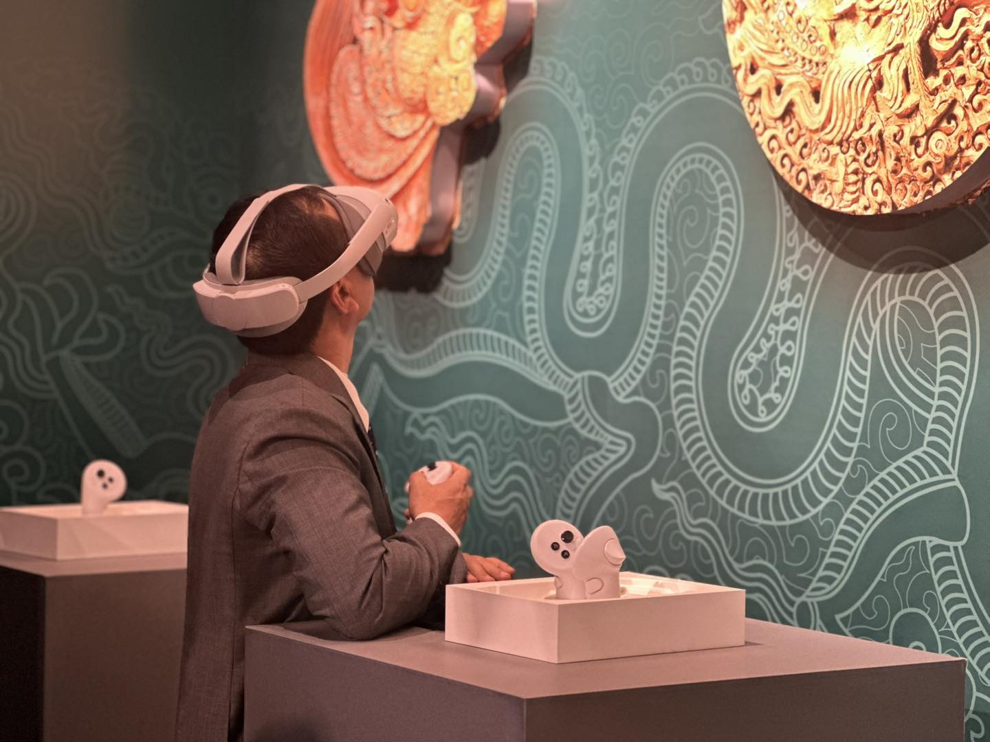 Không gian trải nghiệm số tại Hoàng thành Thăng Long.