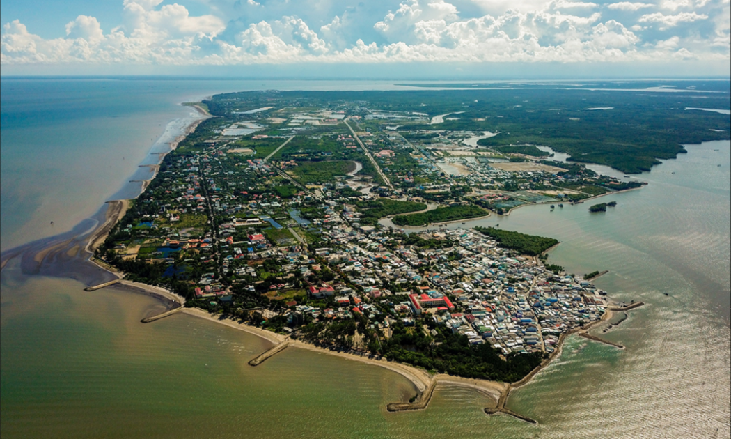 Cần Giờ nhìn từ trên cao