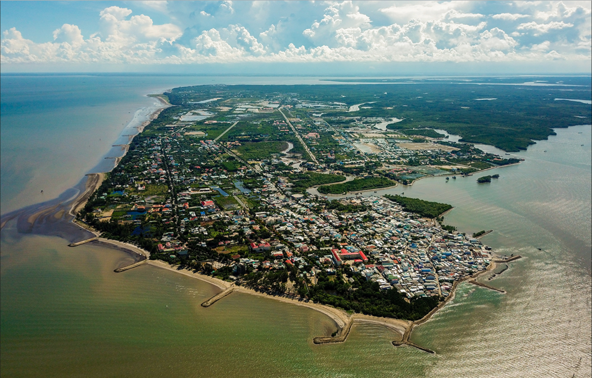 Cần Giờ nhìn từ trên cao