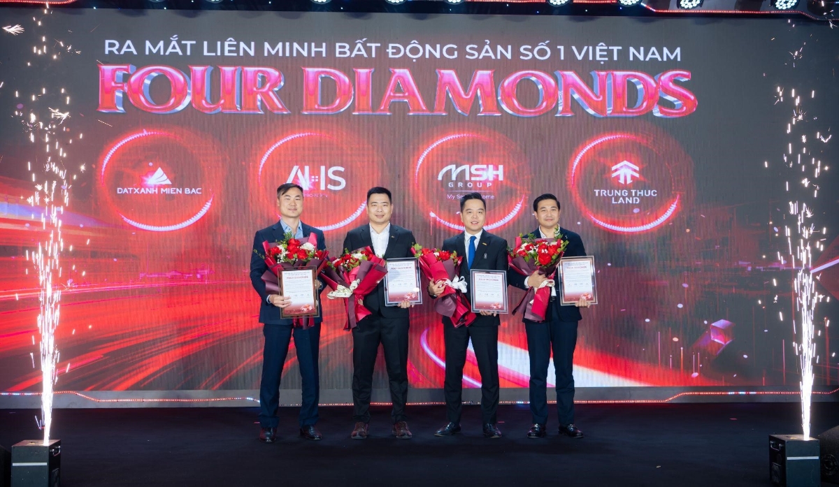 Liên minh Four Diamonds hội tụ 4 tên tuổi uy tín trong ngành bất động sản Việt Nam.