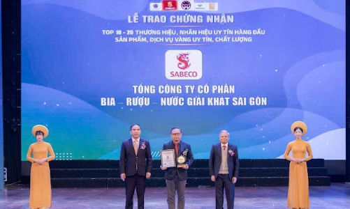 Bia Saigon Special được vinh danh “Top 10 Sản phẩm vàng uy tín, chất lượng Việt Nam 2025”