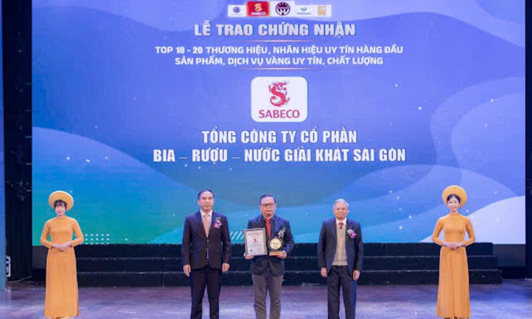 Bia Saigon Special được vinh danh “Top 10 Sản phẩm vàng uy tín, chất lượng Việt Nam 2025”