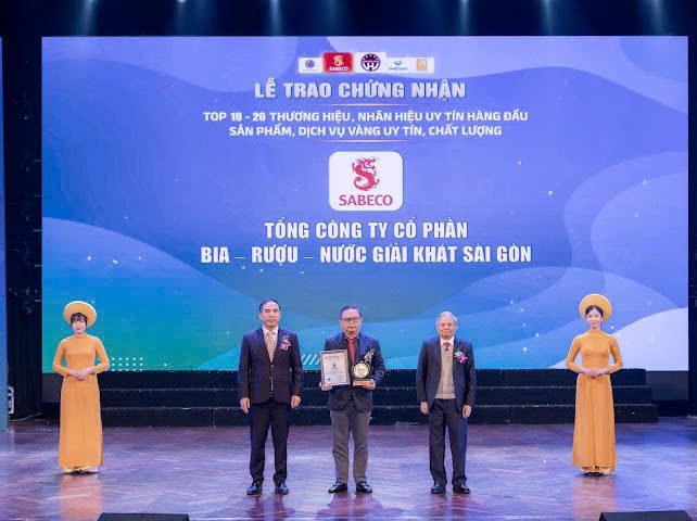 Bia Saigon Special được vinh danh “Top 10 Sản phẩm vàng uy tín, chất lượng Việt Nam 2025.