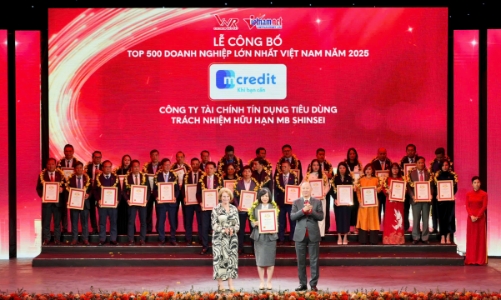 Mcredit: Top 500 doanh nghiệp lớn nhất Việt Nam 2025