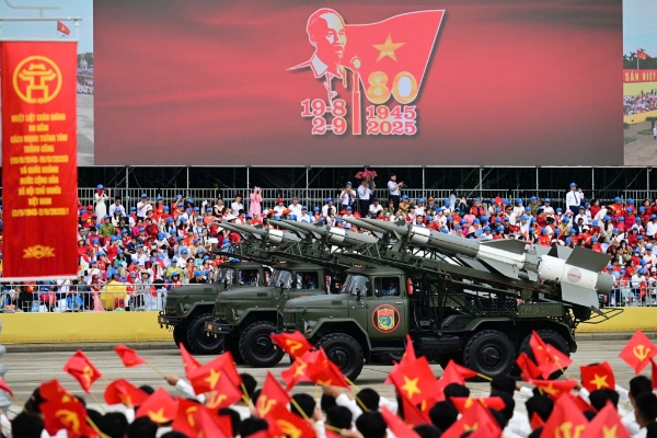 Khí tài của Viettel tại Đại lễ A80. 