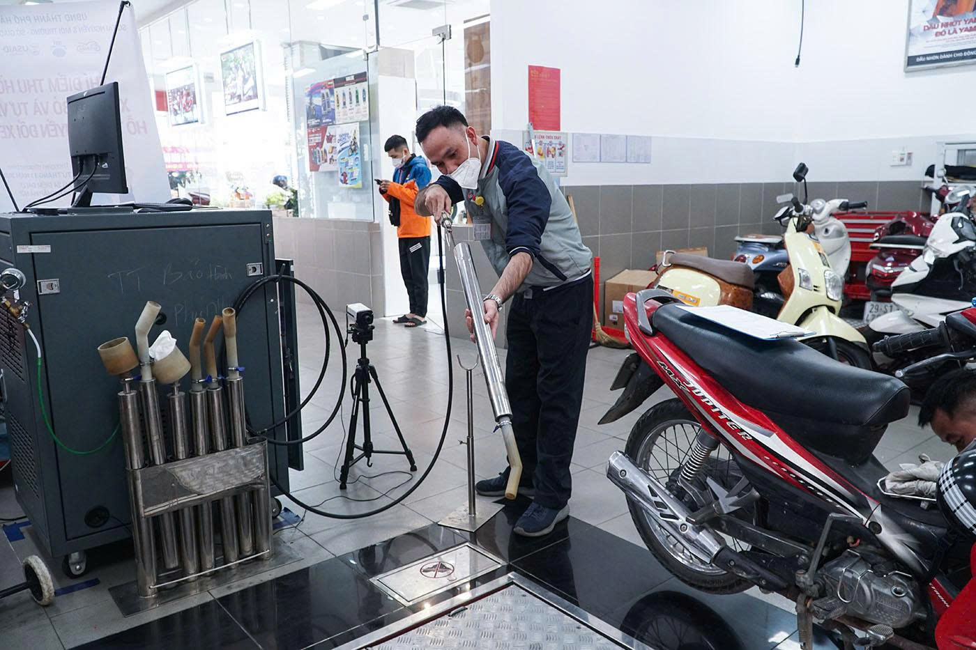 Hơn 70 triệu mô tô, xe máy đang lưu hành sắp phải kiểm định khí thải từ 30/6/2026
