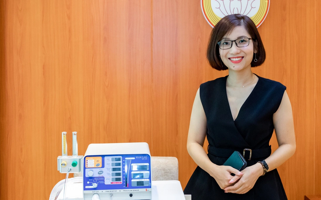 Bà Trần Vân Anh, Chủ tịch Công ty Cổ phần Đầu tư và Nhân lực VJM.