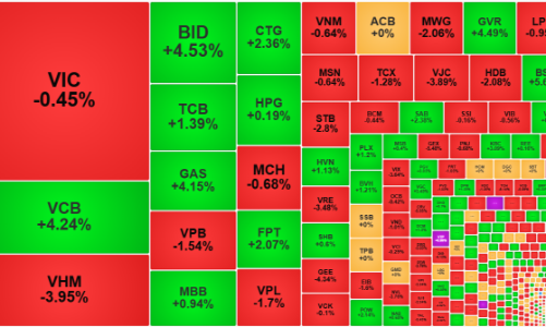 Cổ phiếu blue-chips nỗ lực giữ nhịp, dòng tiền tiếp tục duy trì mức cao