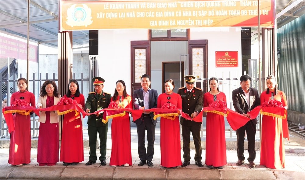 Huế về đích sớm “Chiến dịch Quang Trung” trao mái ấm cho người dân vùng thiên tai