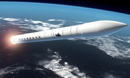 Đồ họa tên lửa Kairo do công ty khởi nghiệp Nhật Bản Space One phát triển. Nguồn: Space One Co.