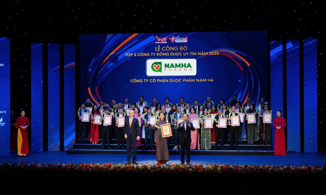 Dược Nam Hà giữ vững vị thế Top 5 Công ty Đông dược uy tín 2025