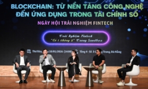 Các chuyên gia chia sẻ tại hội thảo “Blockchain: Từ nền tảng công nghệ đến ứng dụng trong tài chính số” 