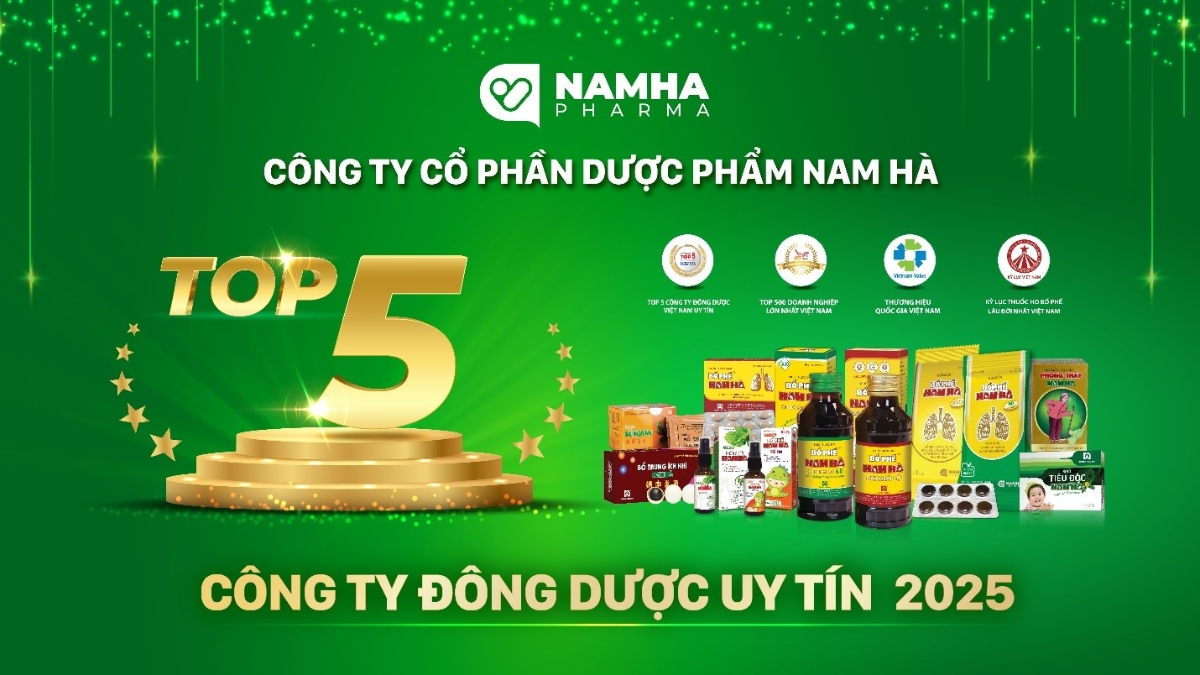 Các sản phẩm&nbsp;đông dược tiêu biểu của Dược Nam Hà.