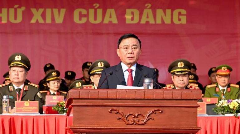 Đồng chí Trần Cẩm Tú phát biểu chỉ đạo.