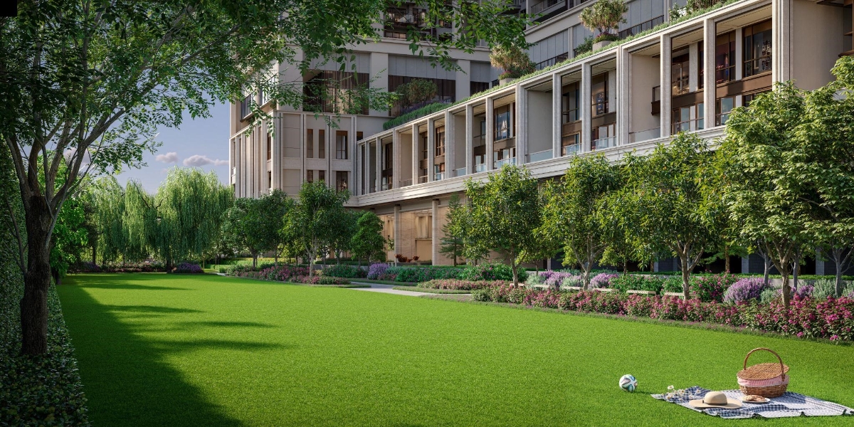 Lối sống “nghỉ dưỡng xanh” là xu hướng của nhu cầu nhà ở hiện đại. Ảnh: ParkCity Hanoi.