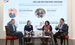 Phiên thảo luận  tập trung làm rõ những tác động đa chiều của truyền thông số và chuyển đổi số đối với quyền con người