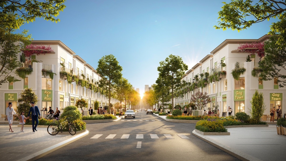 Thiết kế nhà phố liên kế tại The Link City.