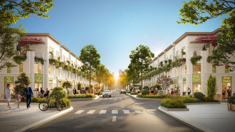 Thiết kế nhà phố liên kế tại The Link City.