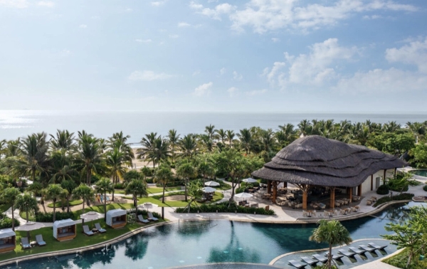 Một góc hướng biển của Khu Khu nghỉ dưỡng Hoiana, Đà Nẵng.