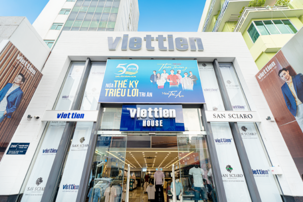 Mục tiêu của Việt Tiến là xây dựng một thương hiệu Việt có giá trị, có bản sắc.