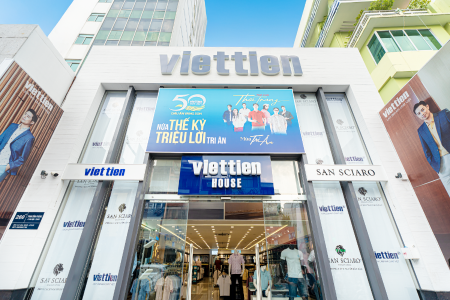 Mục tiêu của Việt Tiến là xây dựng một thương hiệu Việt có giá trị, có bản sắc.