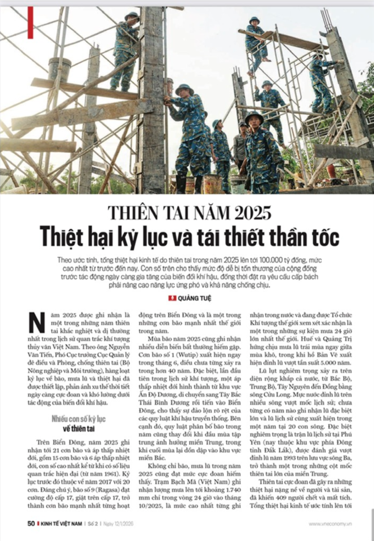 Thiên tai năm 2025: Thiệt hại kỷ lục và tái thiết thần tốc - Ảnh 1