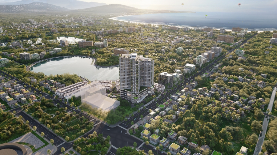 Hacom
Tower sở hữu vị trí độc tôn, kết nối trực tiếp đô thị và biển.