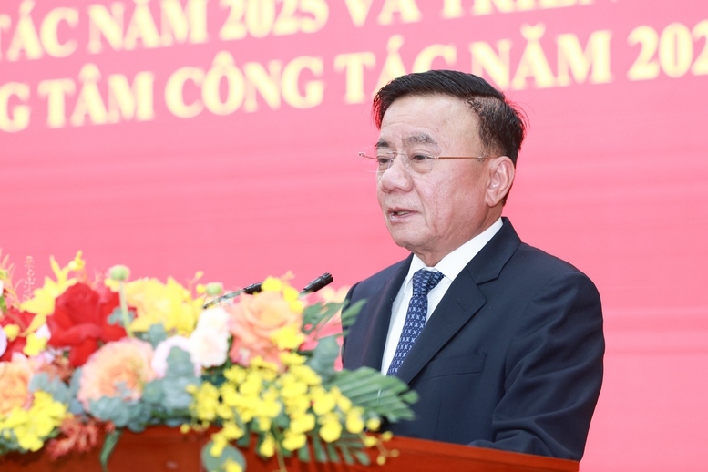 Ủy viên Bộ Chính trị, Thường trực Ban Bí thư Trần Cẩm Tú phát biểu chỉ đạo - Ảnh: VGP