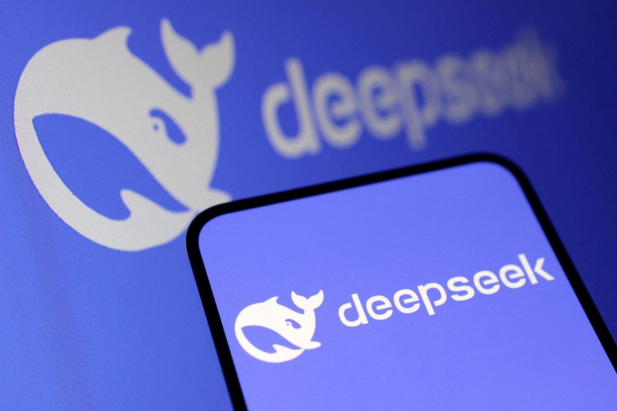 DeepSeek, mô hình AI mã nguồn mở do Trung Quốc phát triển, gây chú ý nhờ chi phí thấp và năng lực suy luận cao. Ảnh: Agencies