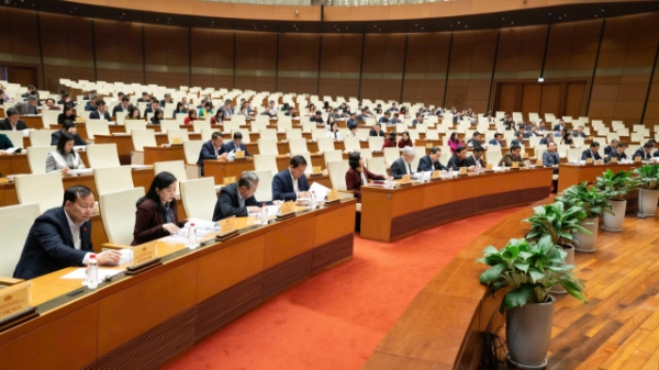 Thông qua danh sách 122 nhân sự được giới thiệu ứng cử đại biểu Quốc hội chuyên trách khóa XVI