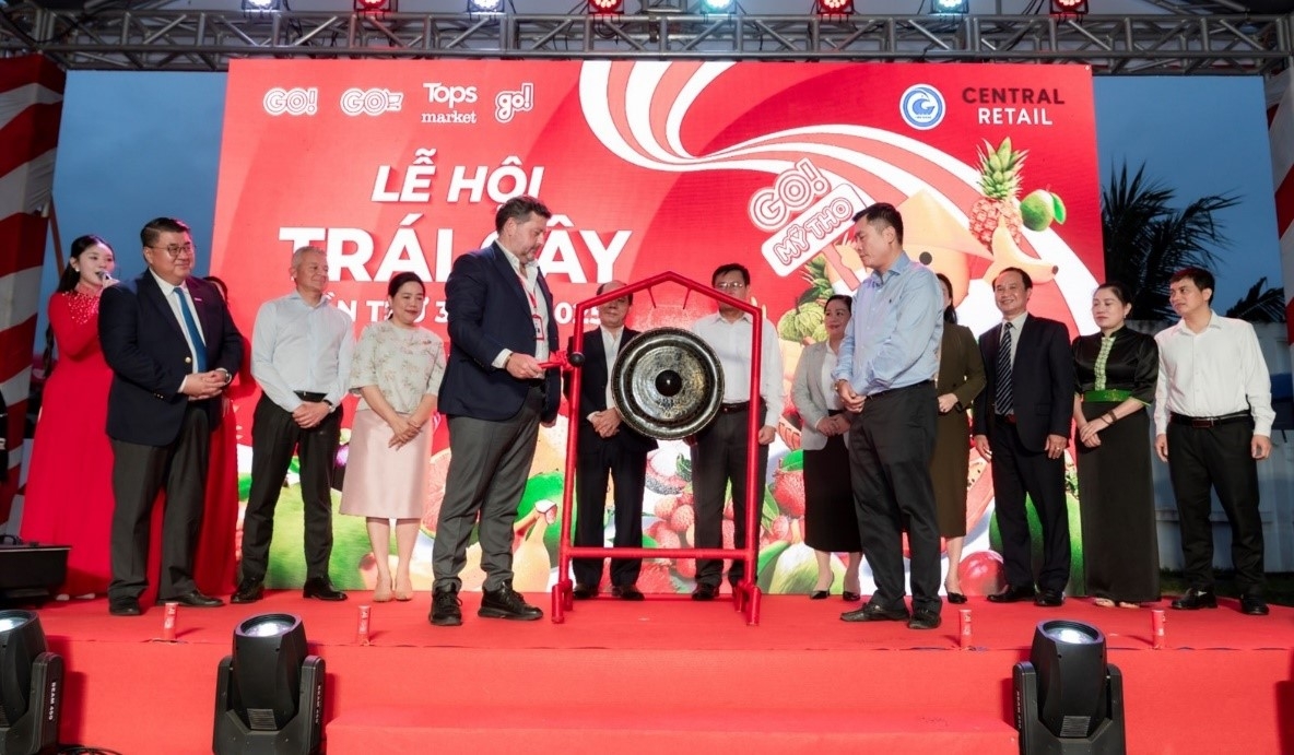 Vào ngày 29/5, Central Retail Việt Nam tổ chức sự kiện khai mạc Lễ hội Trái cây lần thứ 3 tại GO! Mỹ Tho.