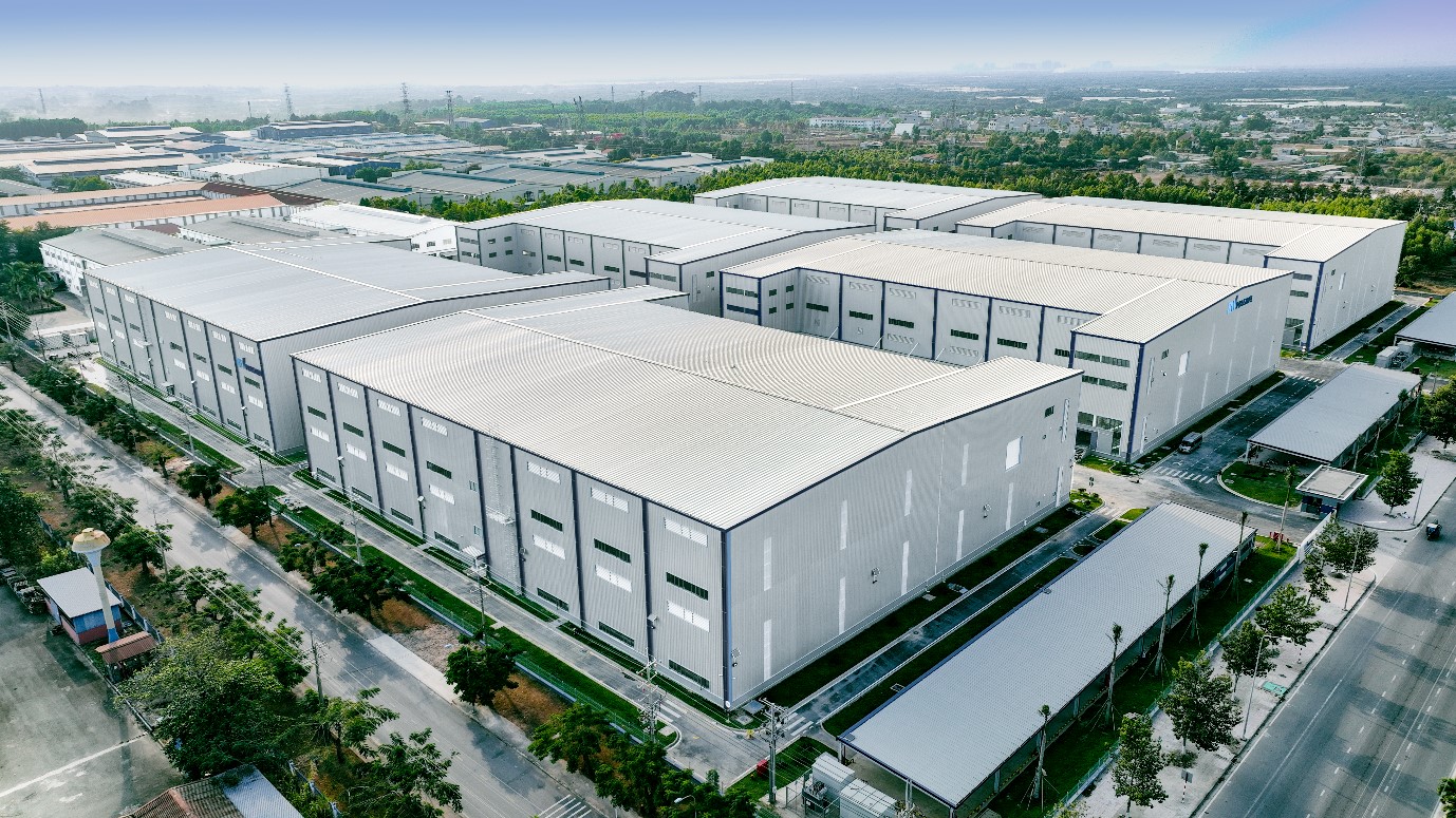 Hình ảnh minh hoạ một dự án nhà xưởng xây sẵn của BW.