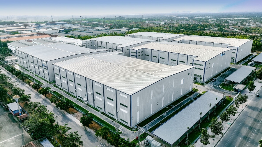 Hình ảnh minh hoạ một dự án nhà xưởng xây sẵn của BW.