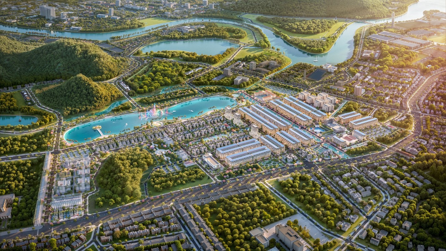 Phối cảnh dự án Phú Thứ Park Hill, nơi “sông núi giao hoà – tinh hoa hội tụ”.
