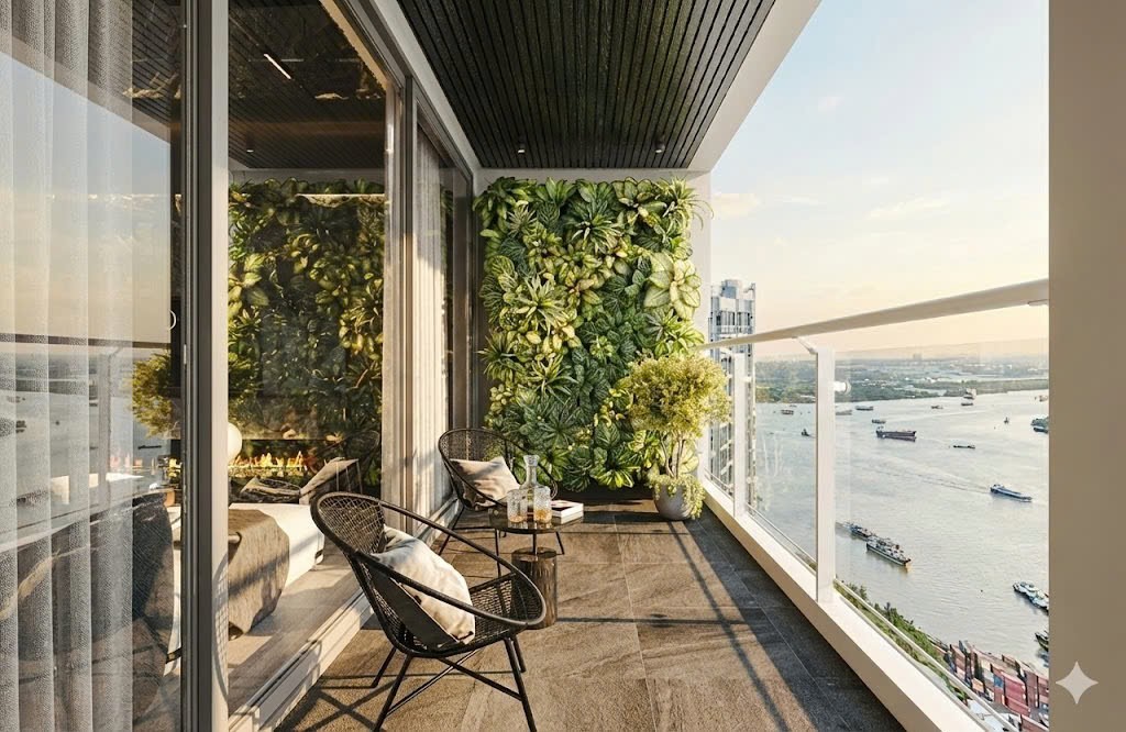 Penthouse với thiết kế hiện đại, sở hữu tầm view khoáng đạt