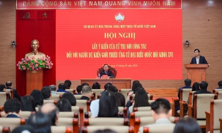 MTTQ Việt Nam lấy ý kiến cử tri giới thiệu người ứng cử đại biểu Quốc hội khóa XVI