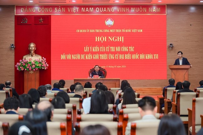 Quang cảnh Hội nghị. Ảnh: Mặt trận.