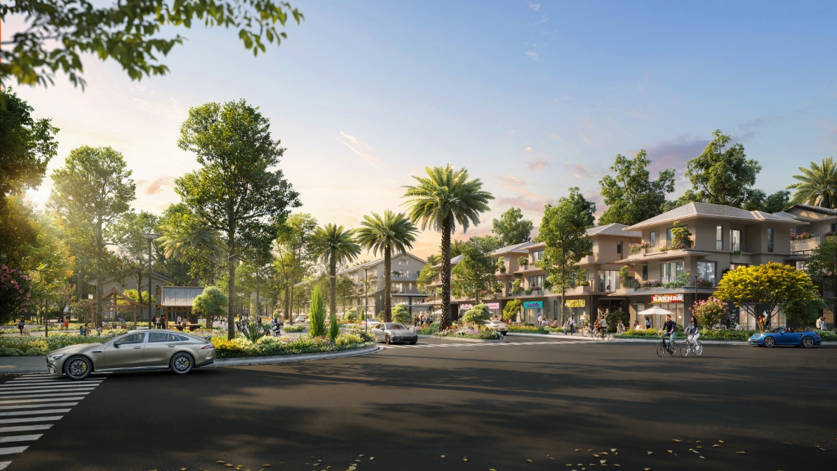 Phân khu Mùa Lễ Hội sở hữu hạ tầng giao thông vượt trội.