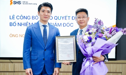 SHS chính thức có tân Tổng giám đốc  - Sẵn sàng cho giai đoạn tăng trưởng mới