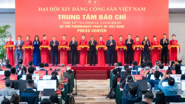 Khai trương Trung tâm Báo chí phục vụ Đại hội XIV của Đảng