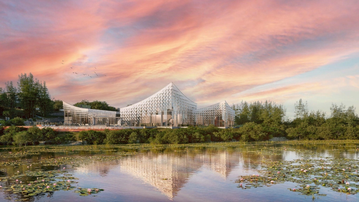 Utopia Lightrix Center mang tới không gian trải nghiệm ánh sáng thú vị - Ảnh: DNCC.