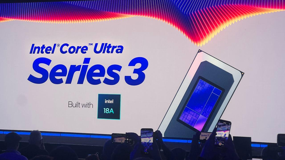 Intel ra mắt Core Ultra Series 3 tại Triển lãm CES 2026. Nguồn: Future/John Loeffler.